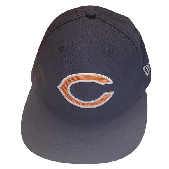 Chicago Bears NFL "GSH" Navy Fitted Hat New Era 59FIFTY Size 6 7/8 EUC - Picture 3 of 8